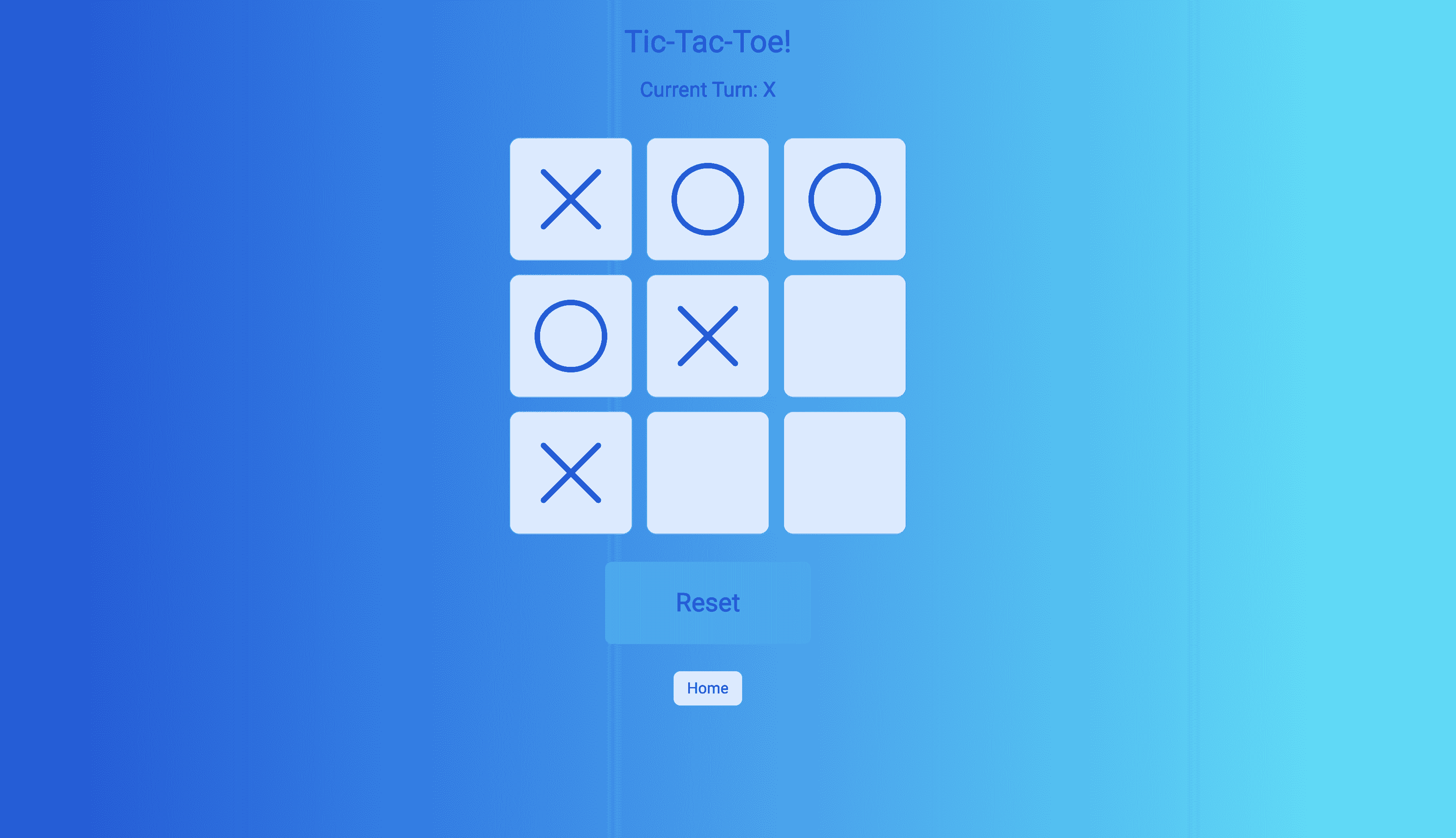 Tic-Tac-Toe portfolio image